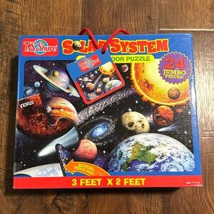 Solar system jumbo floor puzzle NEW